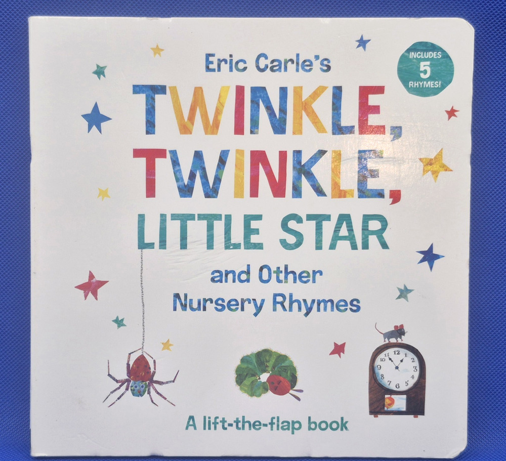 Eric Carle Lift-the-Flap Twinkle Little Star Nursery Rhyme Board Book